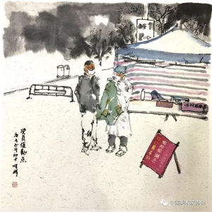 戰(zhàn)疫情|謝順祥:黨員執(zhí)勤點